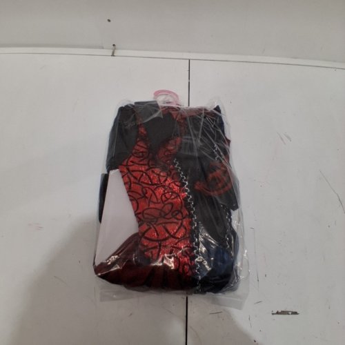 GIRLS'S GOTHIC VAMPIRESS COSTUME DRESS - SMALL - RED/BLACK image 4
