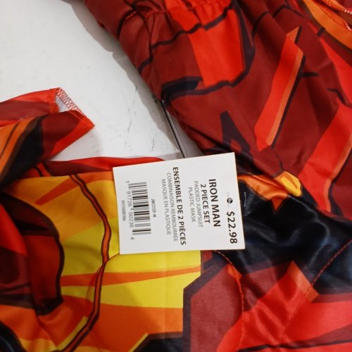 JAZWARES MARVEL IRON MAN COSTUME JUMPSUIT - MEDIUM - RED, BLACK, AND YELLOW image 3