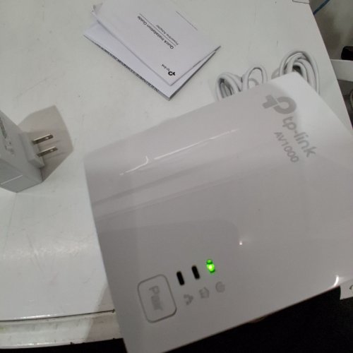 2PK TP-LINK AV1000 GIGABIT POWERLINE ETHERNET ADAPTER STARTER KIT (MODEL: TL-PA7017 KIT) image 2