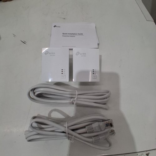 2PK TP-LINK AV1000 GIGABIT POWERLINE ETHERNET ADAPTER STARTER KIT (MODEL: TL-PA7017 KIT) image 3