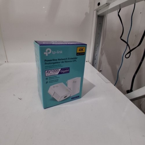 2PK TP-LINK AV1000 GIGABIT POWERLINE ETHERNET ADAPTER STARTER KIT (MODEL: TL-PA7017 KIT) image 5