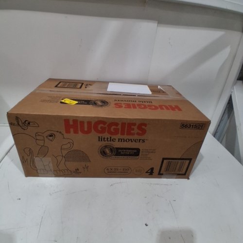 143PK HUGGIES LITTLE MOVERS DISPOSABLE DIAPERS - SIZE 4 (22-37LBS) image 4