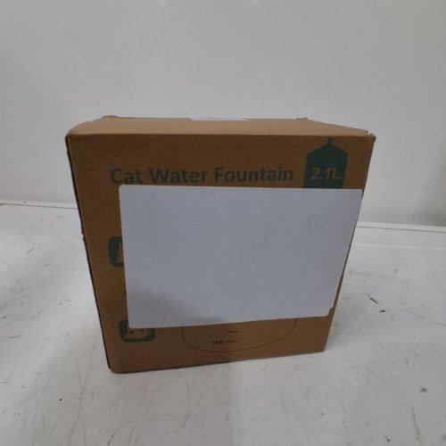 MISFANS CAT WATER FOUNTAIN WITH ULTRA-QUIET PUMP - 2.1L - BLACK image 5