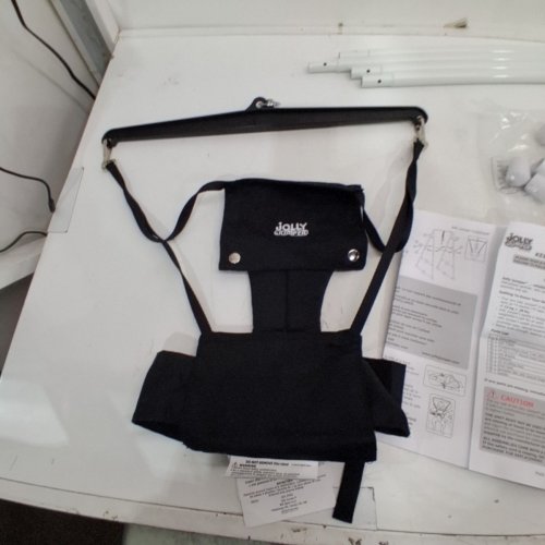 JOLLY JUMPER CLASSIC THE ORIGINAL JOLLY JUMPER WITH STAND - 28LB MAX LOAD - BLACK image 3
