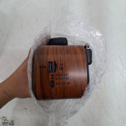PRUNUS PORTABLE BLUETOOTH RADIO WITH SOLAR CHARGE - BROWN/GOLD (MODEL: J-150BTS) image 6