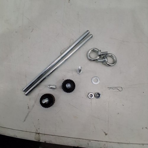 UPRIGHT MOTORCYCLE WHEEL CHOCK - 1800LBS CAPACITY - BLACK (MODEL: TY210075) image 4