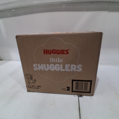 186PK HUGGIES LITTLE SNUGGLERS DIAPERS - SIZE 2 (MODEL: 56310) image 3