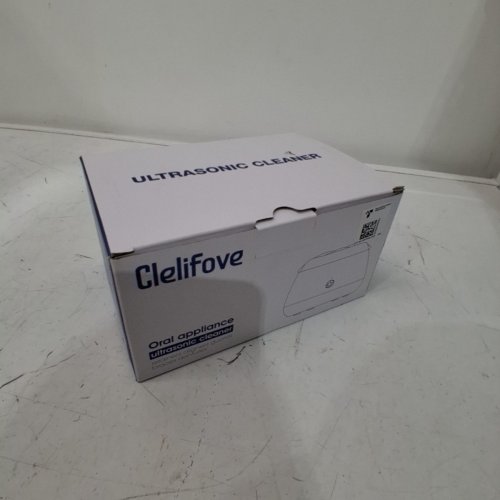 CLELIFOVE ULTRASONIC RETAINER CLEANER MACHINE DENTURE AND ALIGNER CLEANING POD -48KHZ - 200M - WHITE image 5