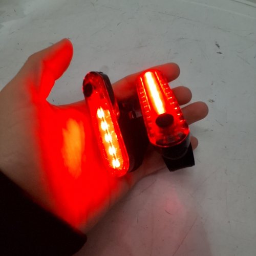 2PK NIGHT PROVISION LED BIKE TAIL LIGHT - 330MAH - RED (MODEL:KIT-R1) image 2