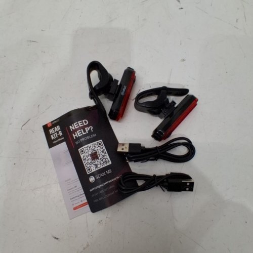 2PK NIGHT PROVISION LED BIKE TAIL LIGHT - 330MAH - RED (MODEL:KIT-R1) image 3