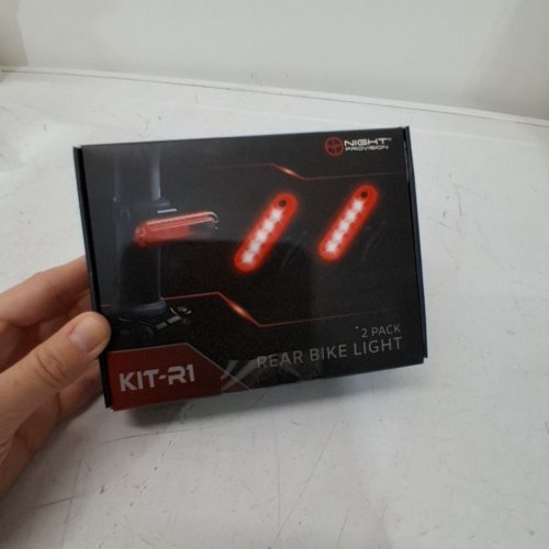 2PK NIGHT PROVISION LED BIKE TAIL LIGHT - 330MAH - RED (MODEL:KIT-R1) image 4
