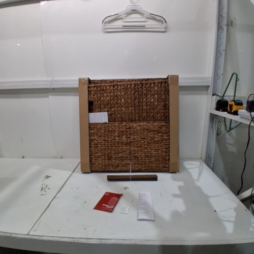 BEST CHOICE PRODUCTS WATER HYACINTH WOVEN HAMPER - 24" X 12.75" X 24" - BROWN (MODEL: SKY11055) image 3
