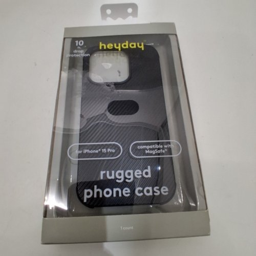 HEYDAY RUGGED MAGSAFE PHONE CASE FOR IPHONE 15 PRO - BLACK image 3