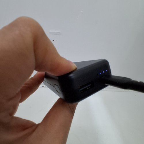 DEALWORTHY MINI POWER BANK WITH MICRO USB CABLE - 4000MAH - BLACK image 2