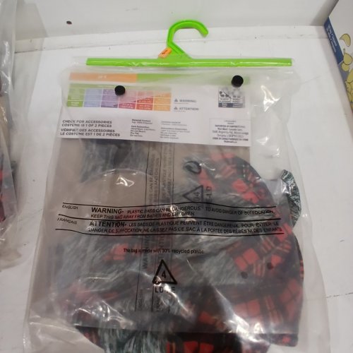 2PC TODDLER RUBIES WEREWOLF COSTUME - 3-4T - RED/BLACK/GREY (STYLE: 1002834) image 3