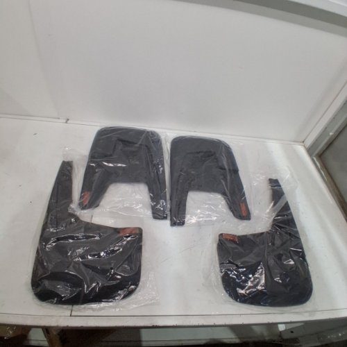 4PC RMOURTEKK ORVAK OEM FENDER FLARES CUSTOM FRONT AND REAR MUD FLAPS MUD GUARD SET FOR 2019+ FORD F-150 - BLACK image 2