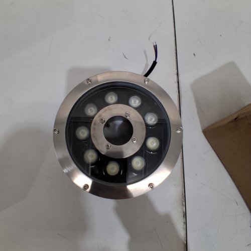 LED SUBMERSIBLE UNDERWATER RGB FOUNTAIN LIGHT - 24 V, 9W, 6000 K, IP68 - SILVER image 2