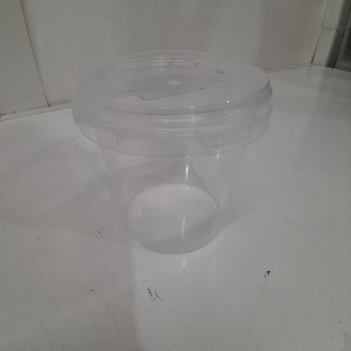 50PK CONTAINERS WITH LIDS AND HANDLES - 400 ML - CLEAR image 3