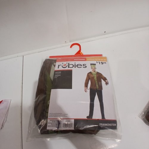 2PC MEN'S RUBIES FRANKENSTEIN COSTUME - MEDIUM (32-34) - BROWN/GREEN (STYLE: 1002836) image 2