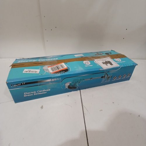 CORDLESS GRASS TRIMMER WEED WHACKER WITH 2 RECHARGEABLE BATTERIES - 21V - YELLOW image 5