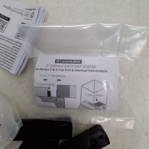 NATIONAL HARDWARE POOL SAFETY MAGNA LATCH TOP-PULL CHILDPROOF GATE LATCH FOR POOL / GATES WITH KEY- 27" - BLACK (MODEL: ‎N346-210) image 6