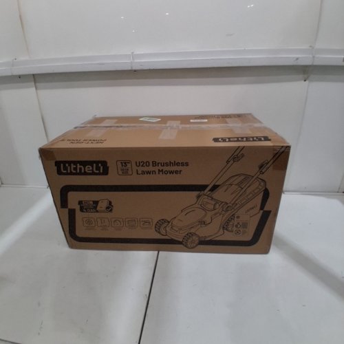 LITHELI CORDLESS BRUSHLESS LAWN MOWER - 20V, 13" - WHITE/BLACK - (MODEL: EGT010159) image 7