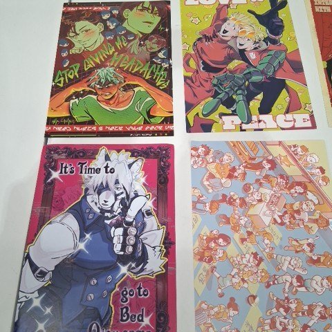 8PK ASSORTED COMIC ART PRINT POP CULTURE POSTERS - 12" X 8" - ASSORTED COLORS image 3