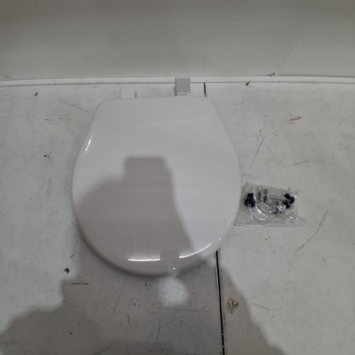 BEMIS ECONOMY PLASTIC TOILET SEAT - ROUND - WHITE (MODEL: 730SLEC 000) image 2