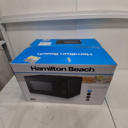 HAMILTON BEACH COMPACT MICROWAVE - 1.1 CU.FT - 950W - BLACK (MODEL: EM0P042YK-B) image 5