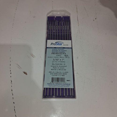 10 PROSTAR TUNGSTEN ELECTRODES - 3/32" X 7" (MODEL: PRS403327E3) image 3