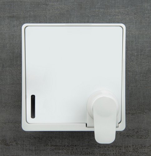 MOSAIC WALL MOUNT REFILLABLE DISPENSER SYSTEM WITH KIXBY MOISTURIZING CONDITIONER - WHITE image 2