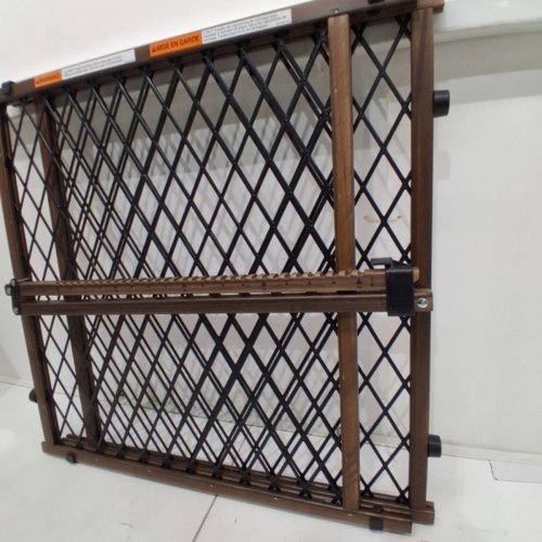 EVENFLO POSITION AND LOCK WIDE DOORWAY GATE - 26" - 42" - RUSTIC BROWN (MODEL: 2026900) image 3