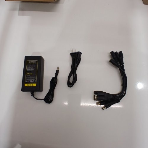 ELECTRIC SCOOTER CHARGER WITH UNIVERSAL 7 PLUGS - 42V - BLACK (MODEL: BY-084/420/002) image 2