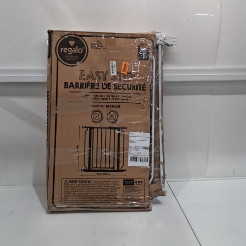 REGALO EASY STEP SAFETY GATE - 29"- 38.5" - WHITE (MODEL : 1160-DS) image 4