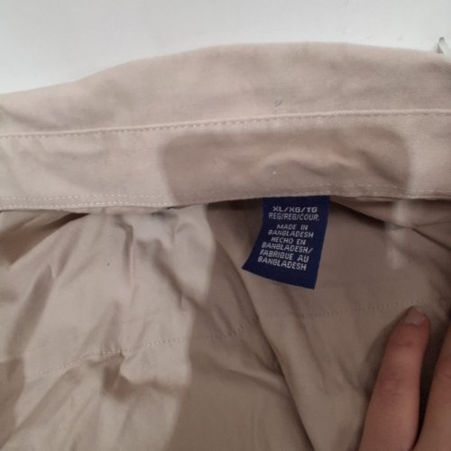 MEN'S WRANGLER BASIC WESTERN BUTTON UP/DOWN LONG SLEEVE SHIRT - EXTRA LARGE - BEIGE/TAN (STYLE:10MP3482) image 3