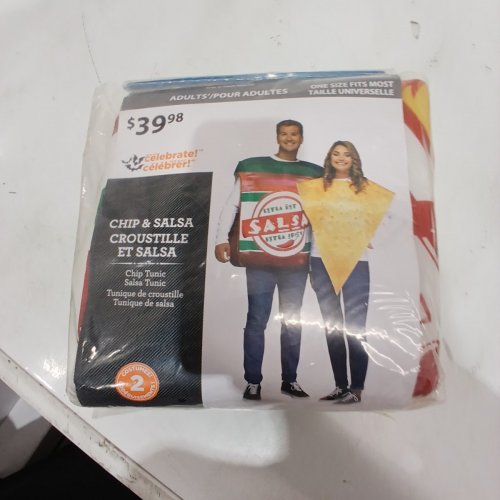 2PC ADULT WAY TO CELEBRATE CHIP & SALSA COSTUME SET - ONE SIZE FITS MOST - MULTICOLOUR image 2