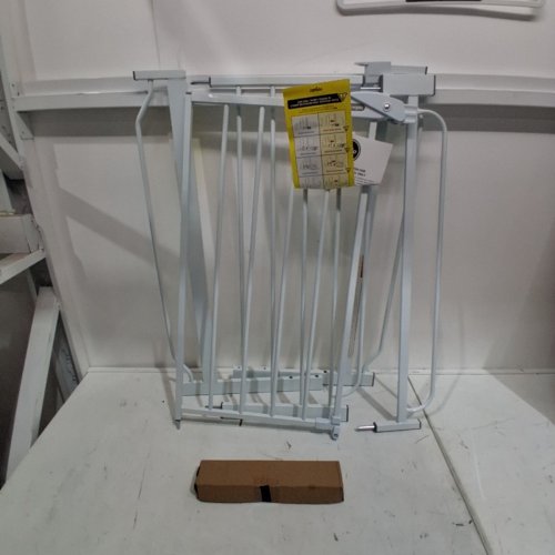 REGALO EASY STEP EXTRA WIDE METAL SAFETY GATE - 30" X 29" - WHITE (MODEL: 1164EWDS) image 2