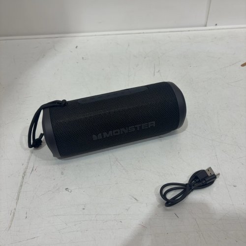 MONSTER PORTABLE SPEAKER, IPX8 WATERPROOF, DUAL PAIRINGBLUETOOTH - 5 V 2A - BLACK (MODEL: MS62120) image 4