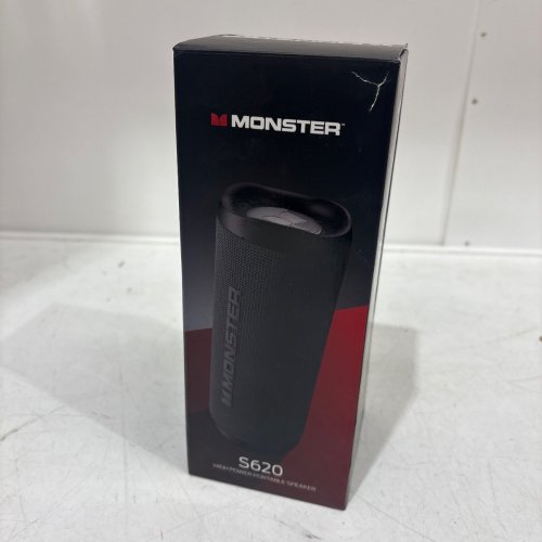 MONSTER PORTABLE SPEAKER, IPX8 WATERPROOF, DUAL PAIRINGBLUETOOTH - 5 V 2A - BLACK (MODEL: MS62120) image 5