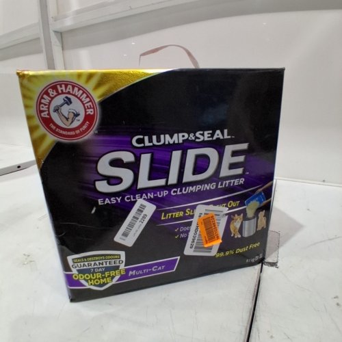 ARM & HAMMER CLUMP AND SEAL SLIDE CLAY CAT LITTER NON-STOP ODOUR SEAL - 20LB image 2