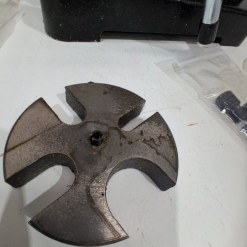 DESKTOP CAST IRON ARBOR PRESS - 1 TON MAX PRESSURE - 4.6" - BLACK (MODEL: AP-1) image 3