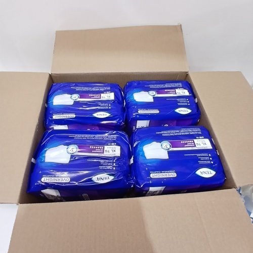 4 (10PK) UNISEX TENA INCONTINENCE UNDERWEAR FOR OVERNIGHT XL- WHITE (MODEL: 072418) (40 TOTAL) image 2