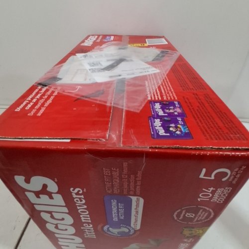 104PK HUGGIES LITTLE MOVERS DIAPERS - SIZE 5 image 3