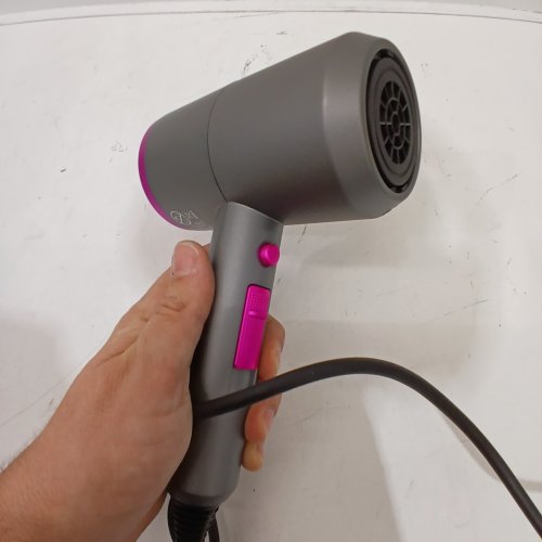 SLOPEHILL PROFESSIONAL IONIC HAIR DRYER - 1800W - GREY/PINK (MODEL: 1902) image 2