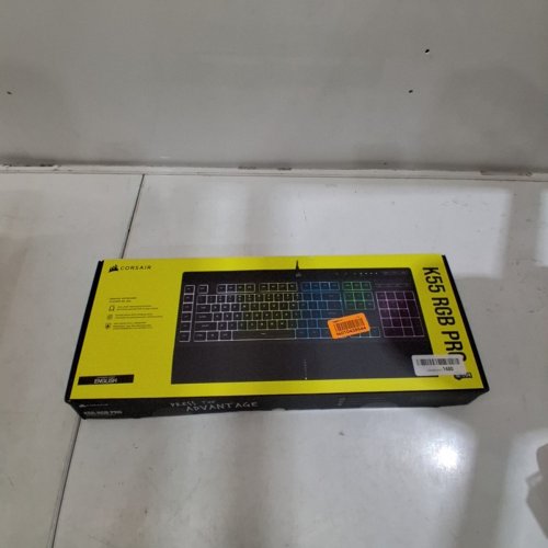 CORSAIR K55 RGB PRO USB WIRED GAMING KEYBOARD - DYNAMIC RGB BACKLIGHTING, SIX MACRO KEYS, IP42 DUST AND SPILL RESISTANT, DETACHABLE PALM REST, DEDICATED MEDIA AND VOLUME KEYS - BLACK (MODEL: RGP0118) image 8