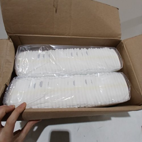 76PK PAMPERS ABSORBENT SWADDLERS - SIZE 8 - WHITE image 2