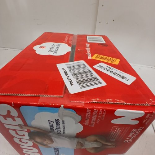 84PK HUGGIES LITTLE SNUGGLERS DIAPERS - SIZE NB image 3