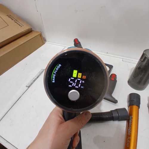 UNINELL HOME CORDLESS STICK VACUUM CLEANER - 550W - 48KPA - GREY/ORANGE (MODEL: D01BAT_2) image 2