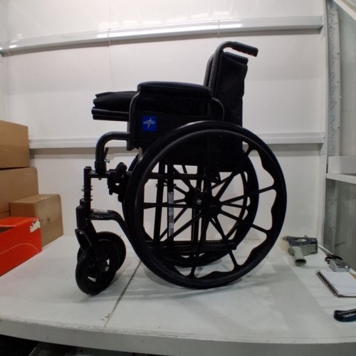 MEDLINE GUARDIAN K1 WHEELCHAIR - 300LB CAP - BLACK (MODEL: K1166N22S) image 2