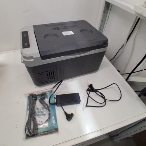 EUHOMY CAR REFRIGERATOR COMPRESSOR ELECTRIC COOLER WITH APP CONTROL - 12V - 10L - BLACK/GREY (MODEL: CF020-10GR-CAEH) image 3